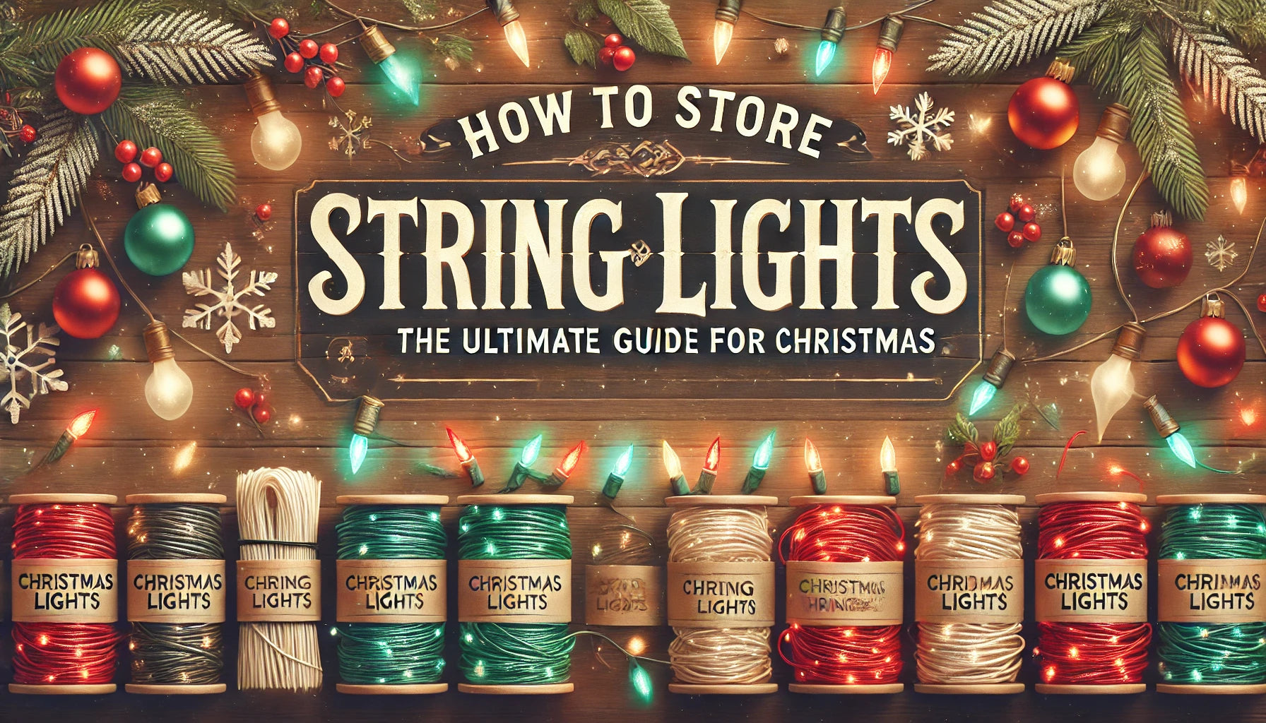 How to Store String Lights: The Ultimate Guide for Christmas