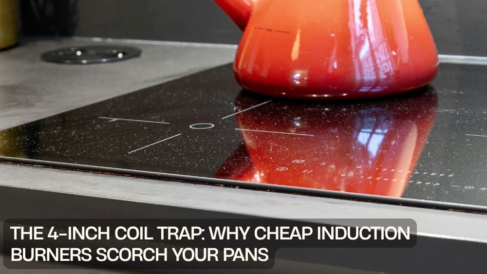 The 4-Inch Coil Trap: Why Cheap Induction Burners Scorch Your Pans