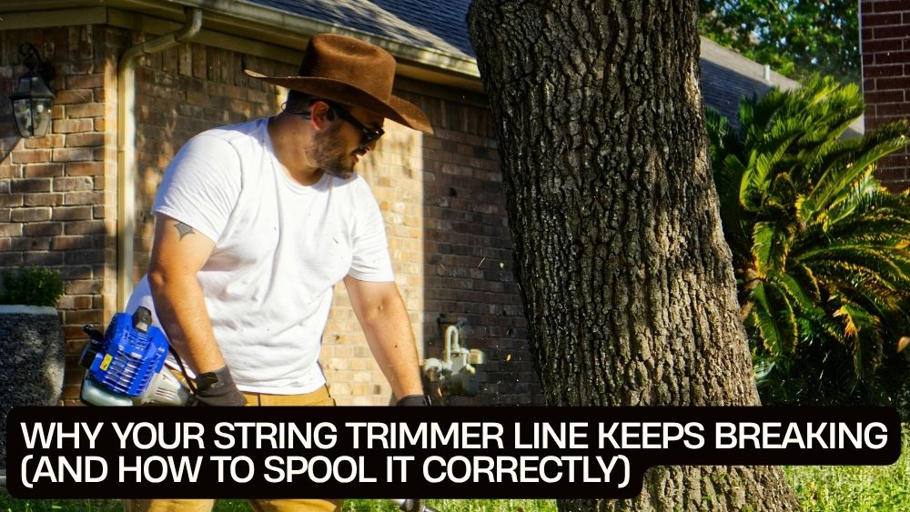 Why Your String Trimmer Line Keeps Breaking (And How to Spool It Correctly)