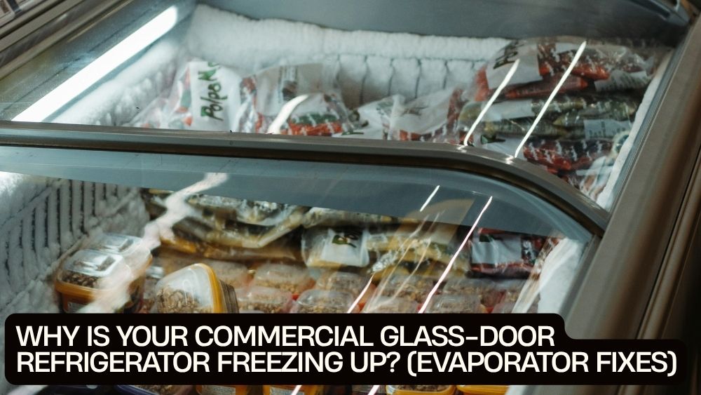 Why Is Your Commercial Glass-Door Refrigerator Freezing Up? (Evaporator Fixes)