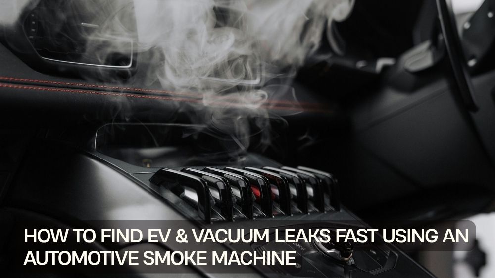 How to Find EV & Vacuum Leaks Fast Using an Automotive Smoke Machine