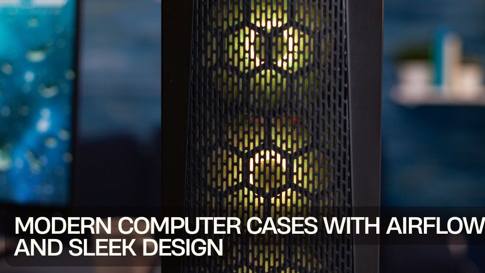 Modern Computer Cases with Airflow and Sleek Design