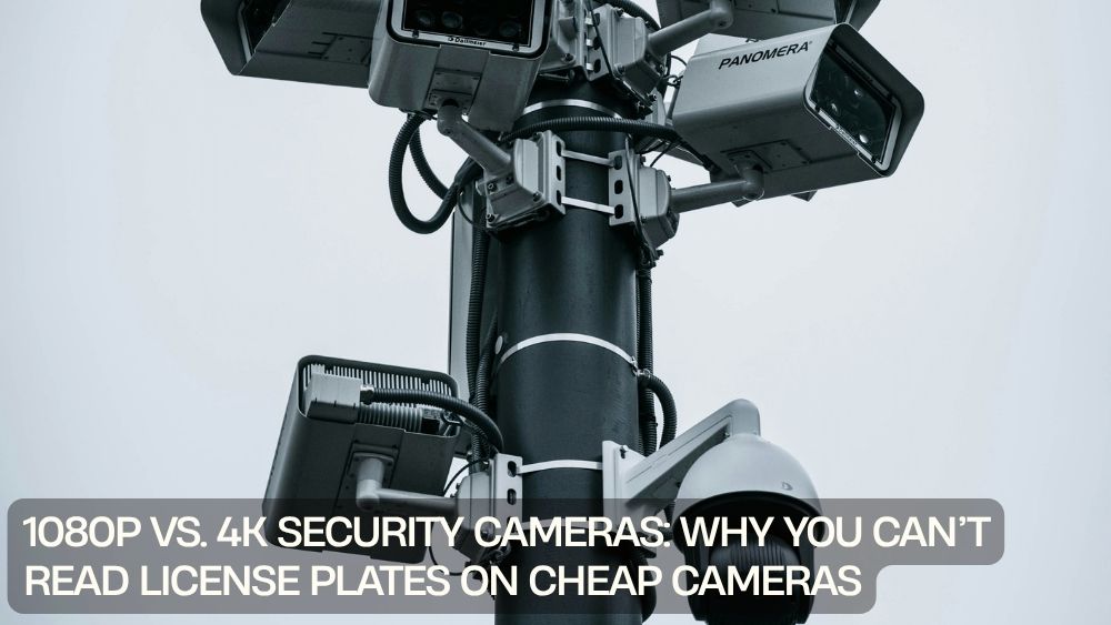 1080p vs. 4K Security Cameras: Why You Can’t Read License Plates on Cheap Cameras
