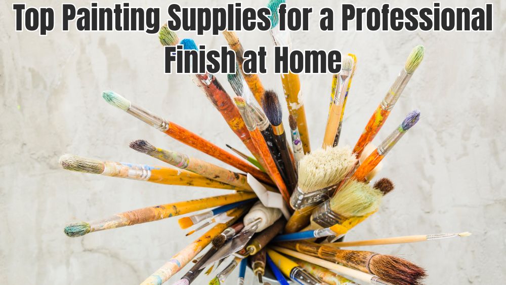 Top Painting Supplies for a Professional Finish at Home