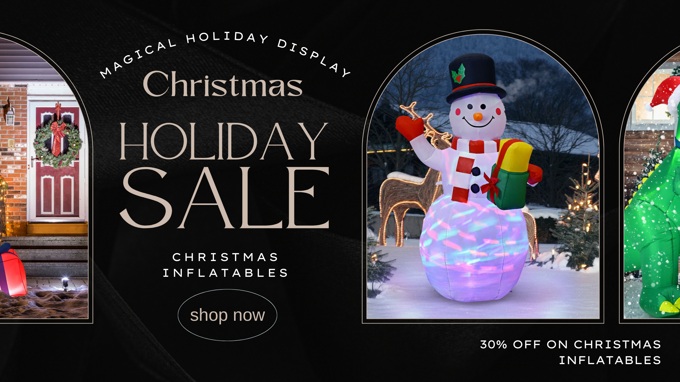 How to Create a Magical Holiday Display with Christmas Inflatables 2024