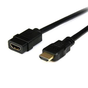 2m HDMI Extension Cable, HDMI Male to Female Cable, 4K HDMI Cable Extender, 4K UHD HDMI Cable with Ethernet M/F, HDMI 1.4