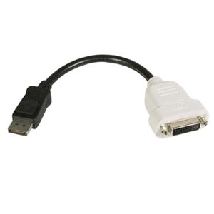DisplayPort to DVI Adapter, DisplayPort to DVI-D Adapter/Video Converter 1080p, DP 1.2 to DVI Monitor, Latching DP Connector