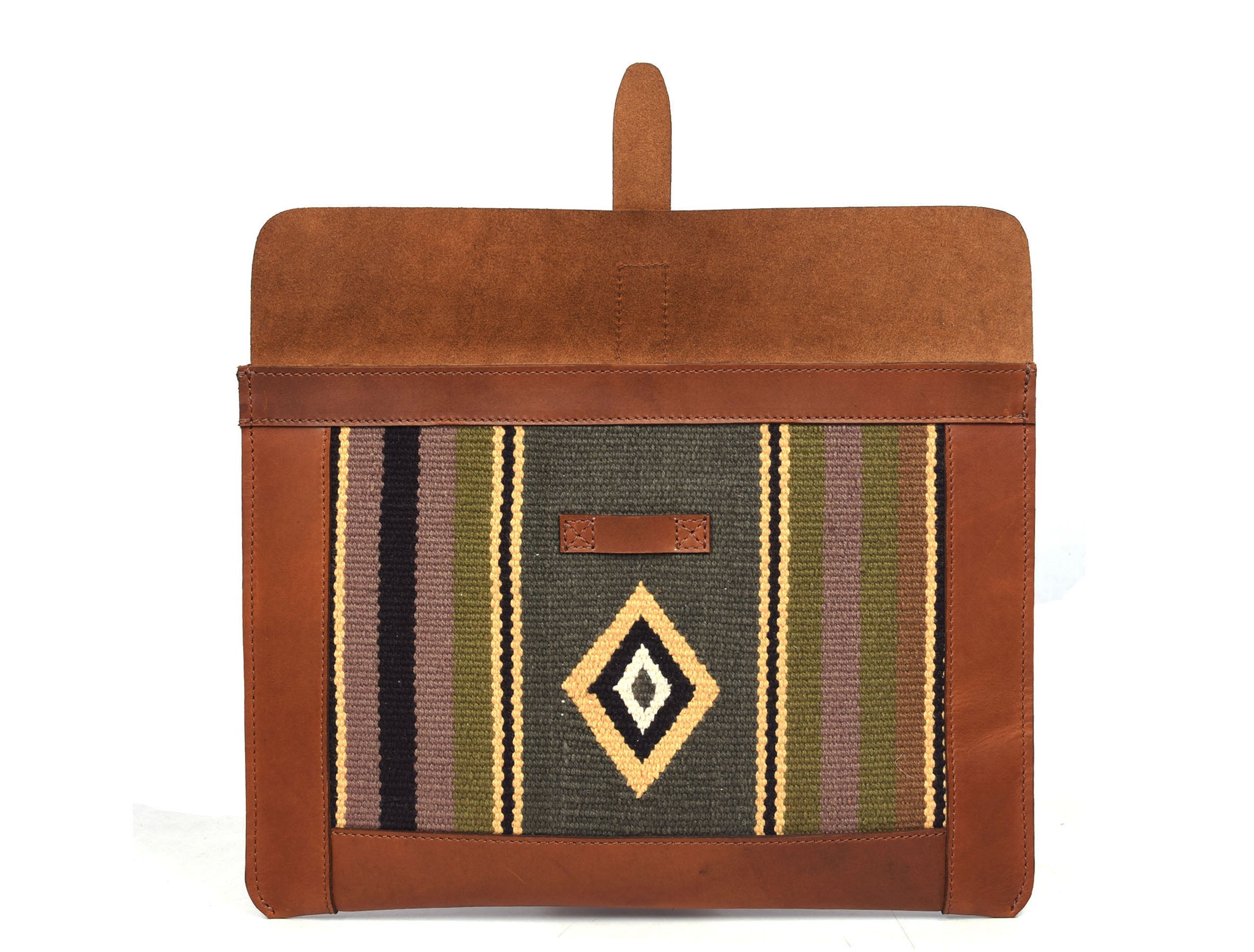 Vintage bohemian Leather Mac Book Sleeve