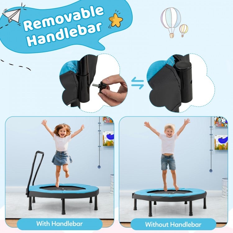 40 Inch Trampoline for Kids Indoor Outdoor Fitness Trampoline