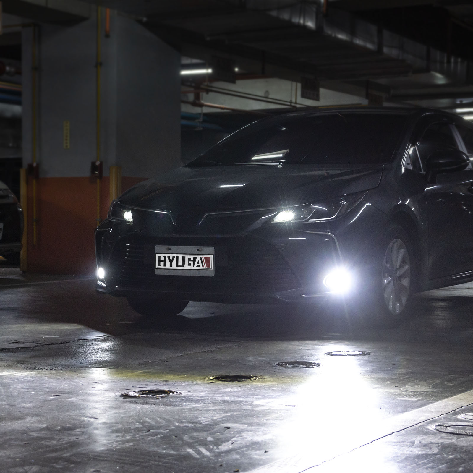 TF1 2x LED Fog Light Bulbs 3000K Amber 6000K White 30W Plug and Play Compatible with 2020~ Corolla Cross, Corolla, CHR, SIENTA, RAV4, HILUX HYUGA (Pack of 2)