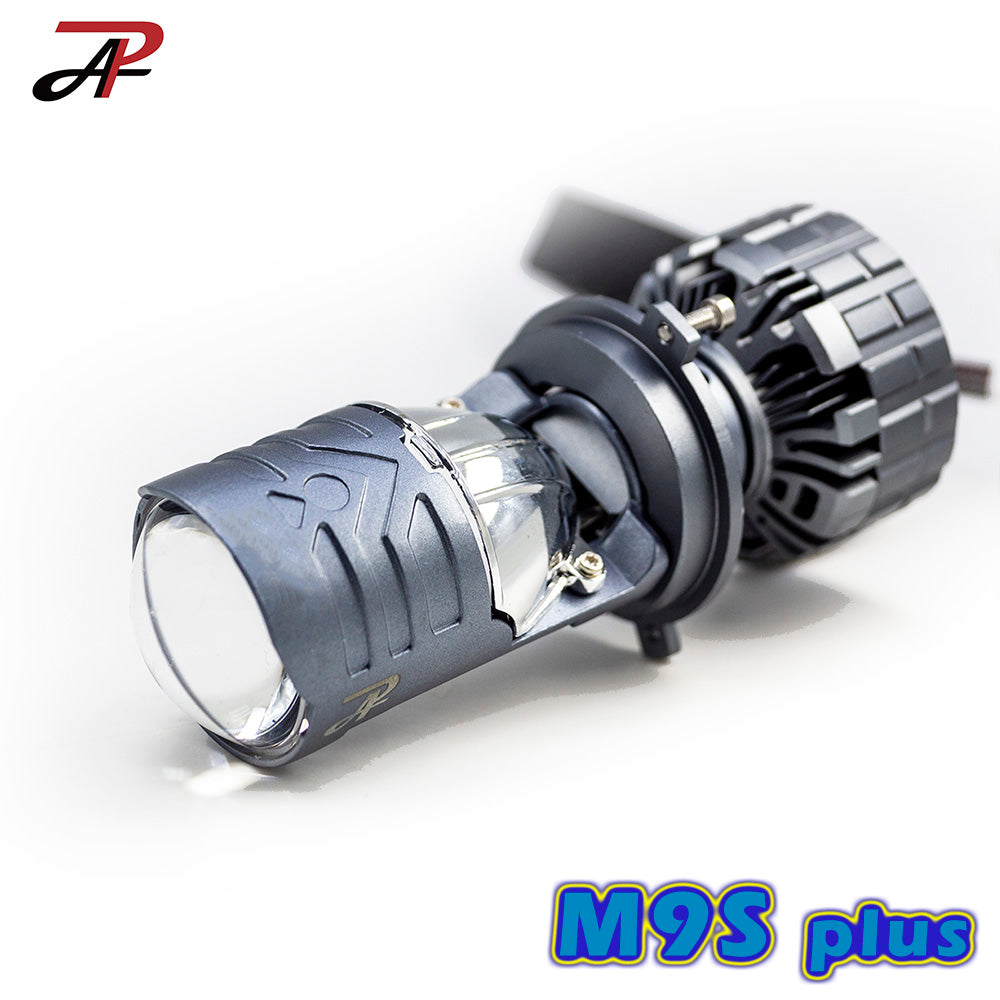 HYUGA H4 Projector Lens LED Headlight Bulb Plug and Play 9-30V 60W Car Headlight Motor Light | M9S Plus