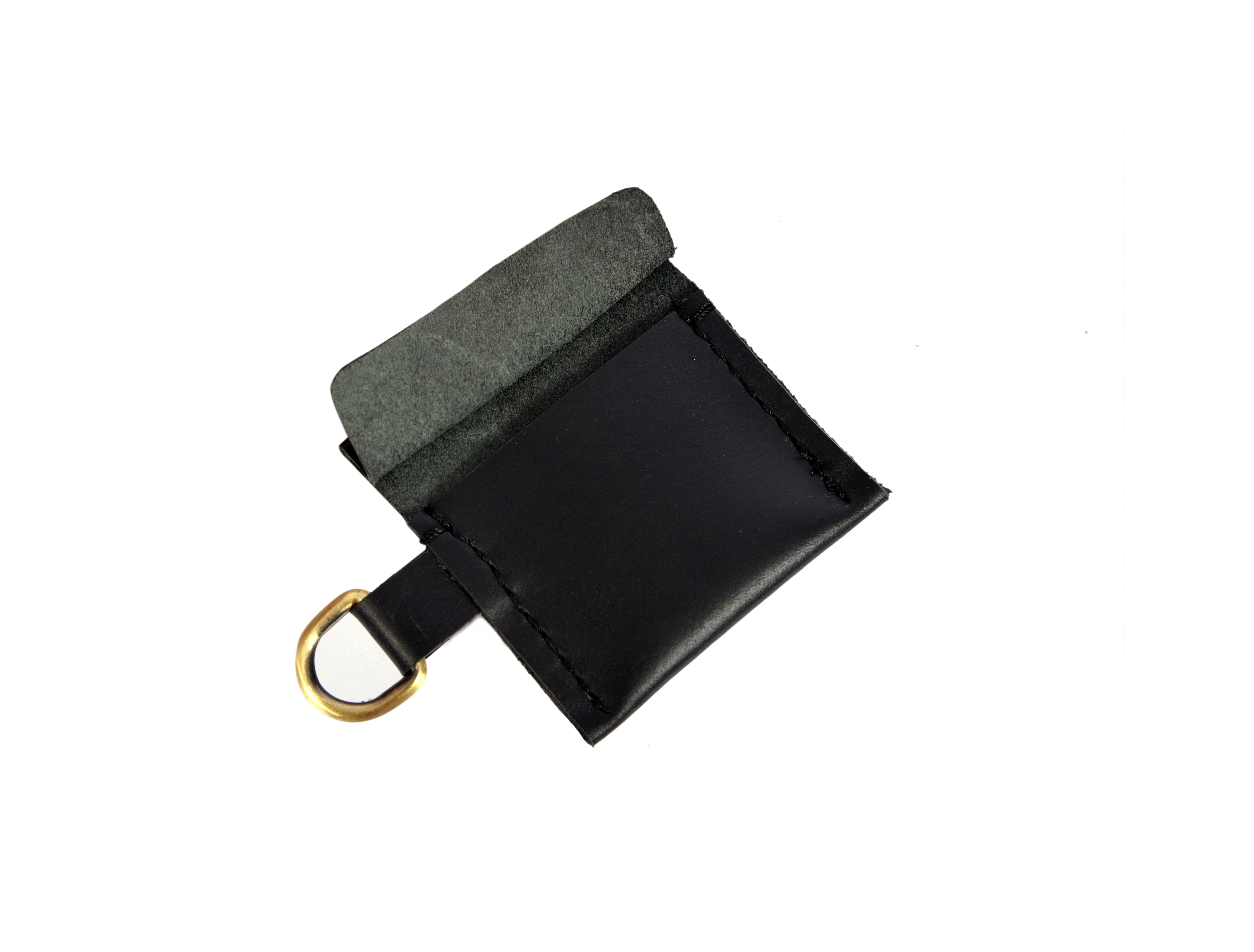 Tolredo Handcrafted Leather Ring Case – Midnight Noir