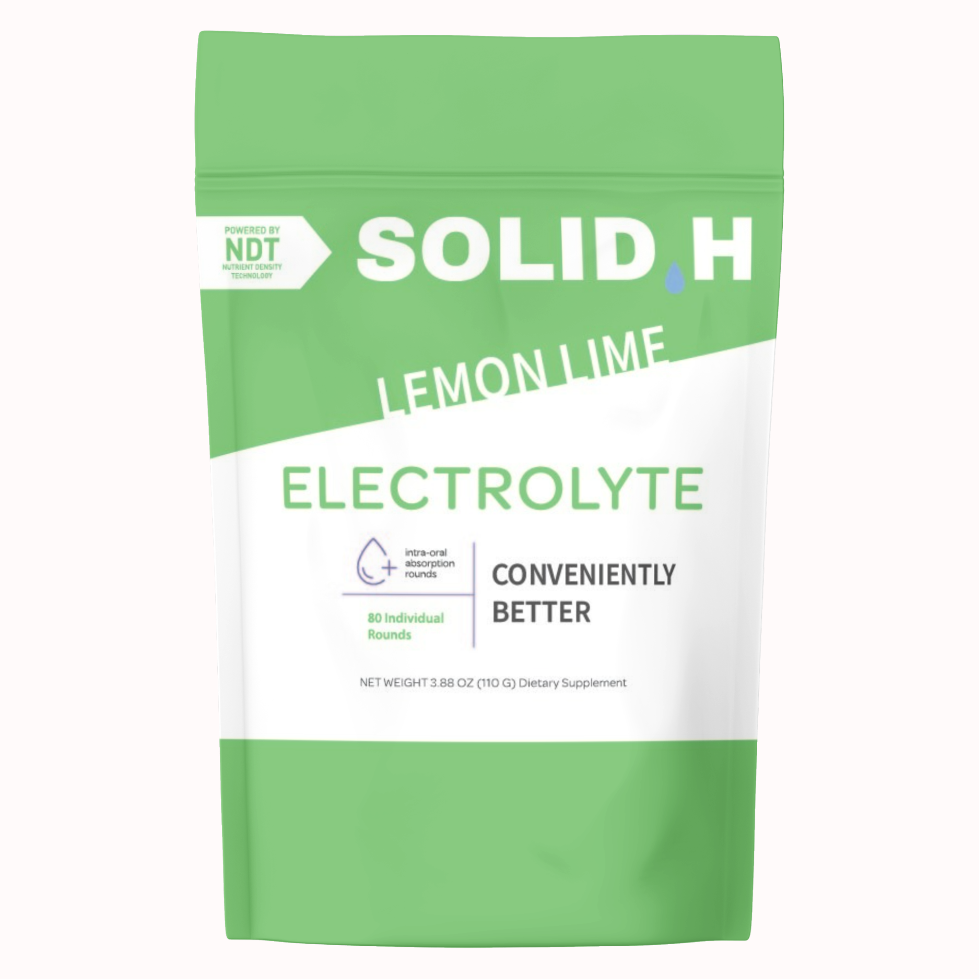 Electrolytes - Solid Hydration - 80 Dissolvable Rounds