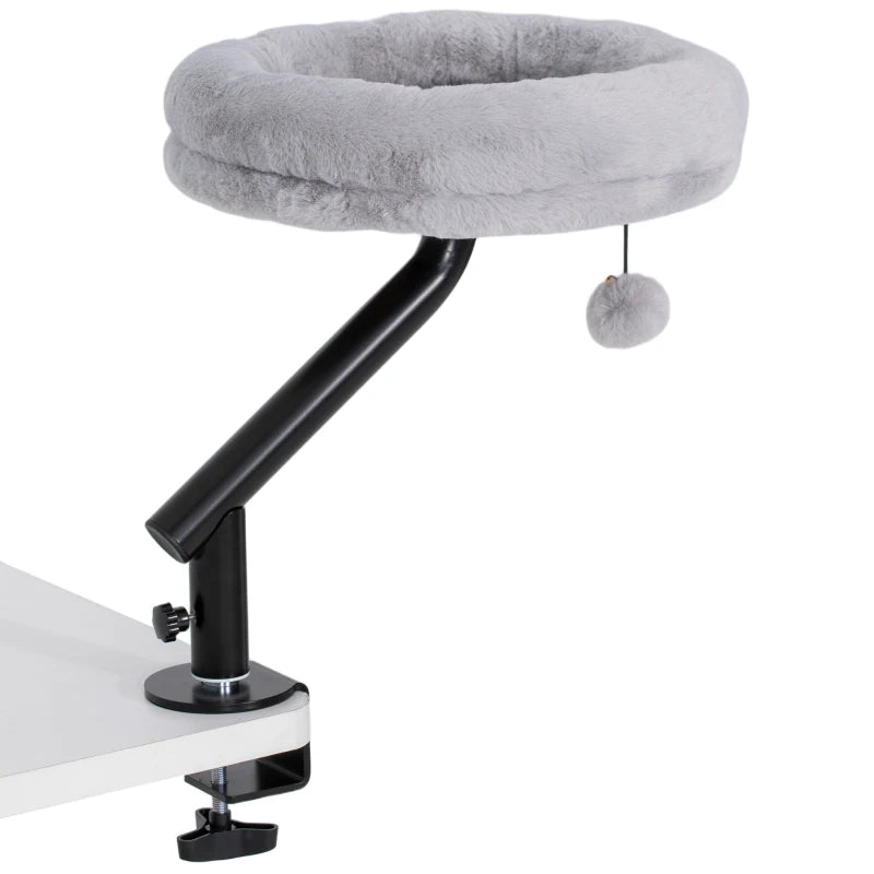 Cat Desk Bed 360° Rotatable Adjustable Height for Home Office Work Window