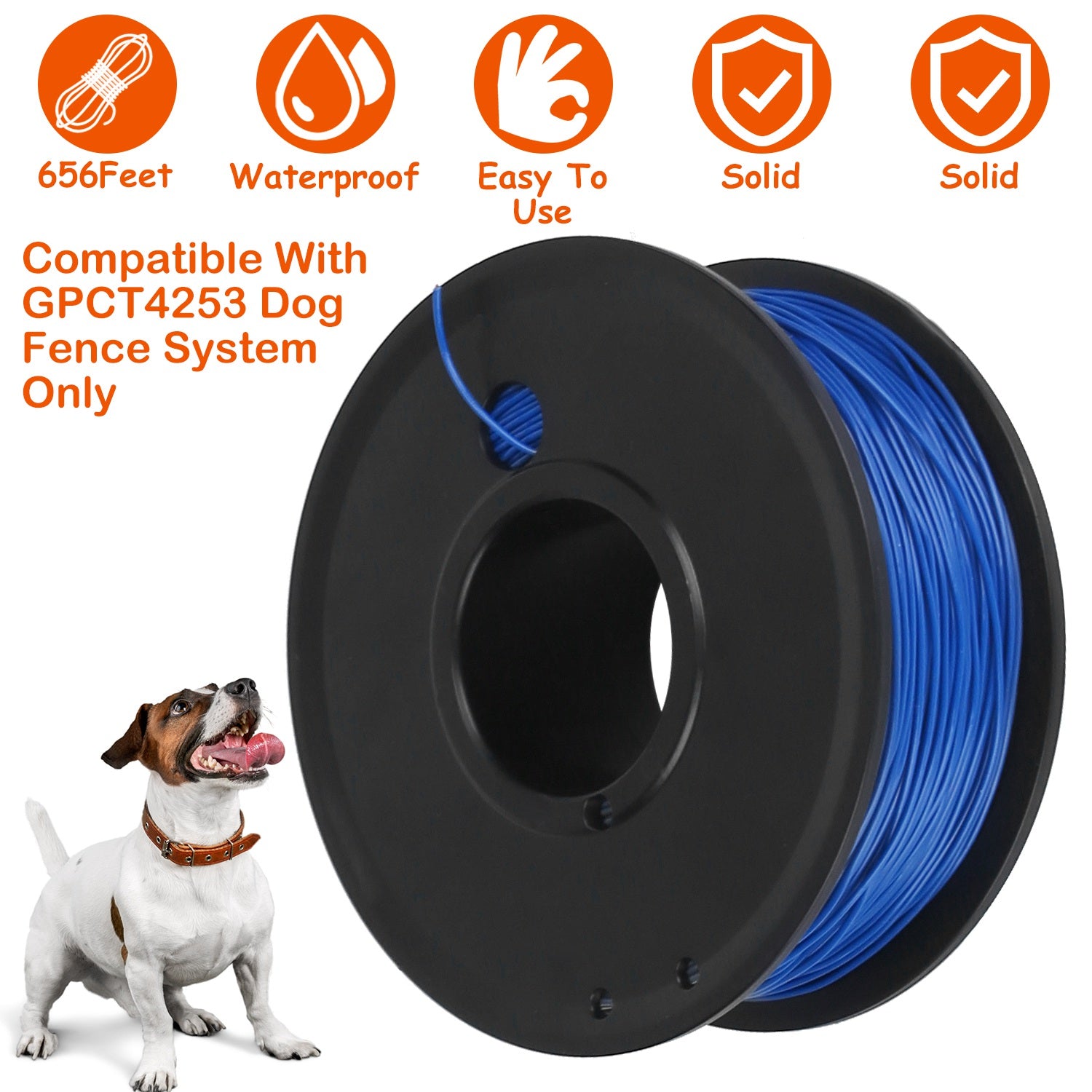 656Feet Underground Dog Fence Wire Aluminum Boundary Wire for Dog Fence System