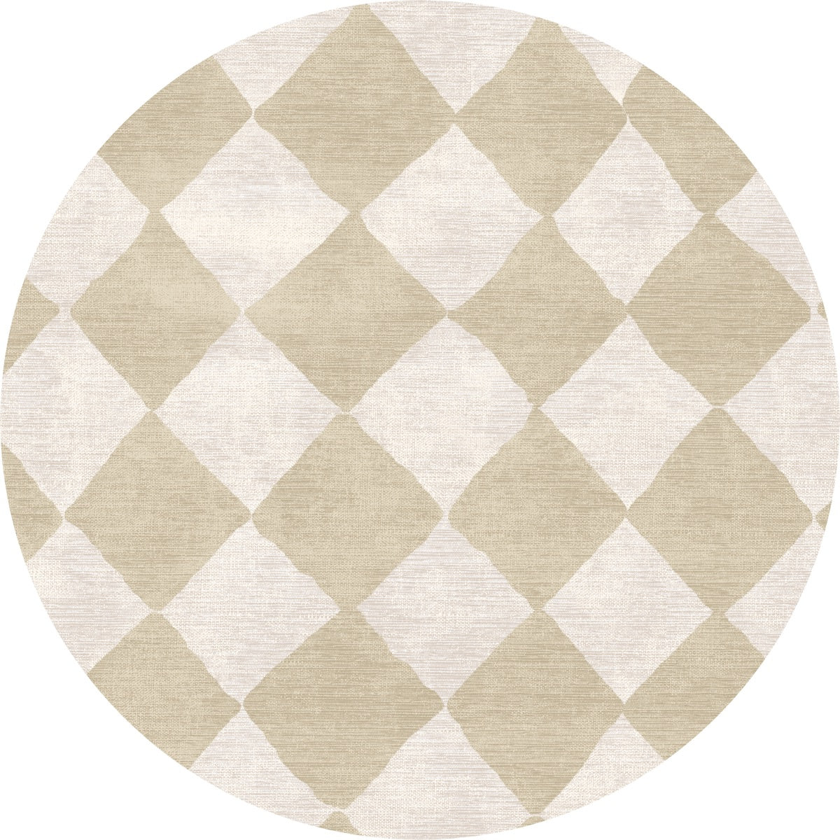 Trestres Checkered Natural & Ivory Rug