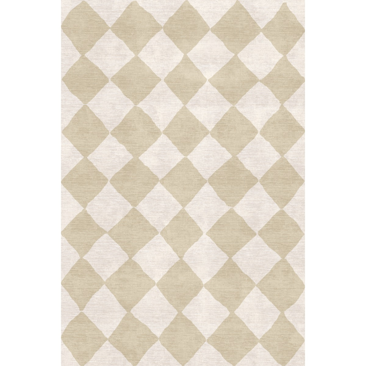 Trestres Checkered Natural & Ivory Rug