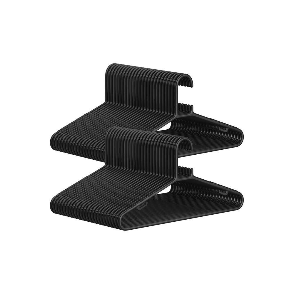 SONGMICS 50-Pack Plastic Clothes Hangers