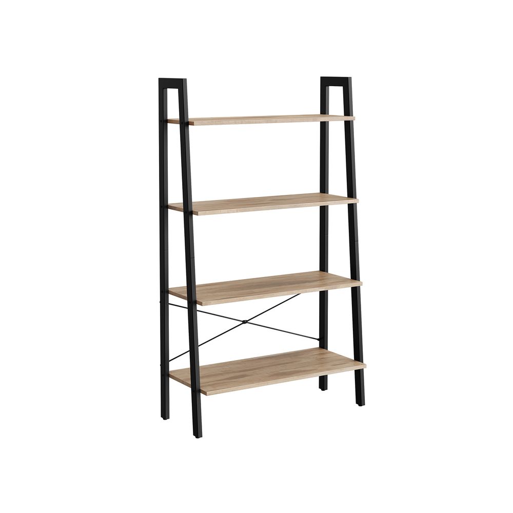 VASAGLE 4-Tier Ladder Shelf with Steel Frame
