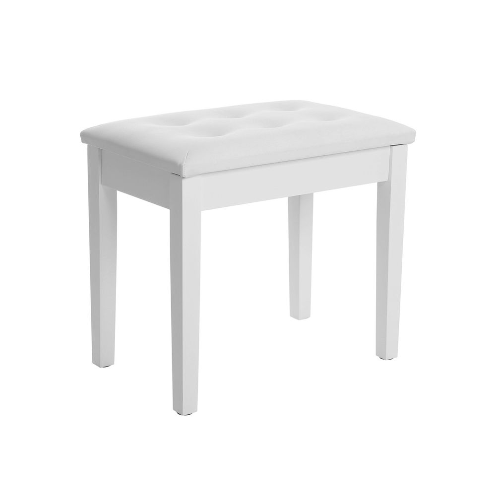 SONGMICS Rubberwood Legs Vanity Bench