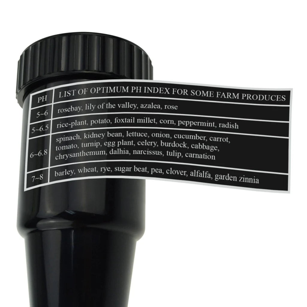 Soil pH & Moisture Tester Meter with 295mm Waterproof Probe