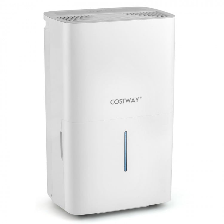150 Pints Dehumidifier with 24H Timer and LED Display-White