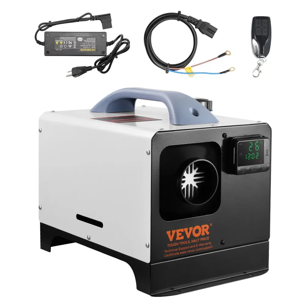VEVOR 5-8KW Diesel Heater, All-in-One Diesel Air Heater with Remote & LCD, Fast Heating Low Noise for Truck, Van, RV, CamperVEVOR 5-8KW Diesel Heater, All-in-One Diesel Air Heater with Remote & LCD, Fast Heating Low Noise for Truck, Van, RV, Camper