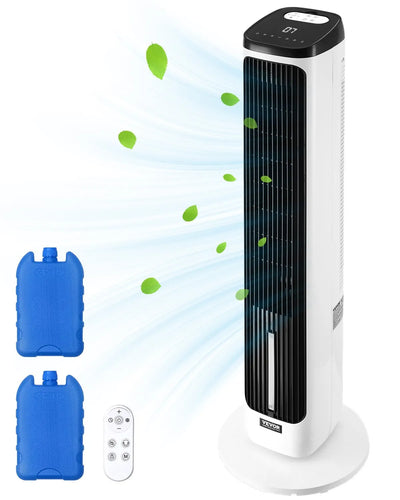 VEVOR 40" Oscillating Tower Fan 24H Timer 23.3ft/s Velocity with Remote Control