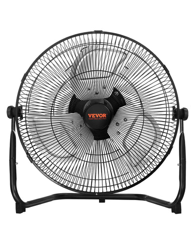 VEVOR 14 In Floor Fan 3 Speed 360° Adjustable Tilt High-Velocity Industrial Fan