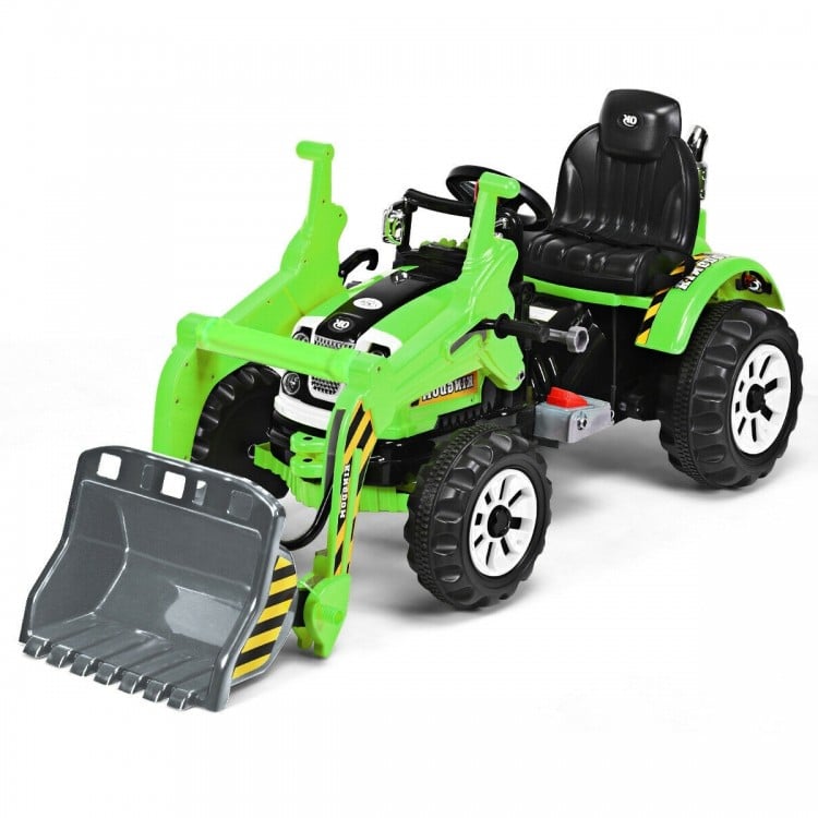 12 V Battery Powered Kids Ride on Dumper Truck-Green