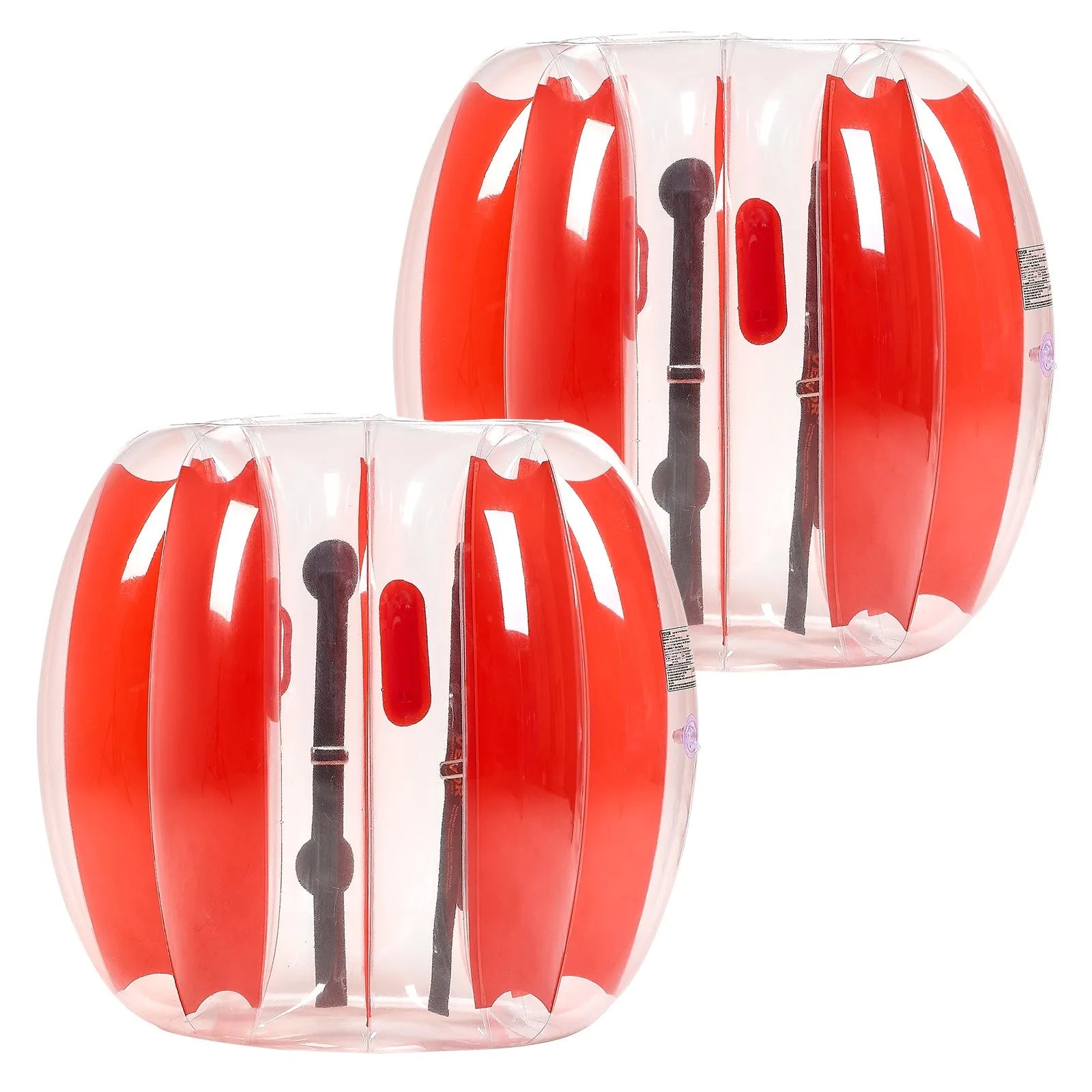 VEVOR 2-Pack 3FT/0.9M Inflatable Bumper Balls PVC Body Sumo Zorb Ball Outdoor