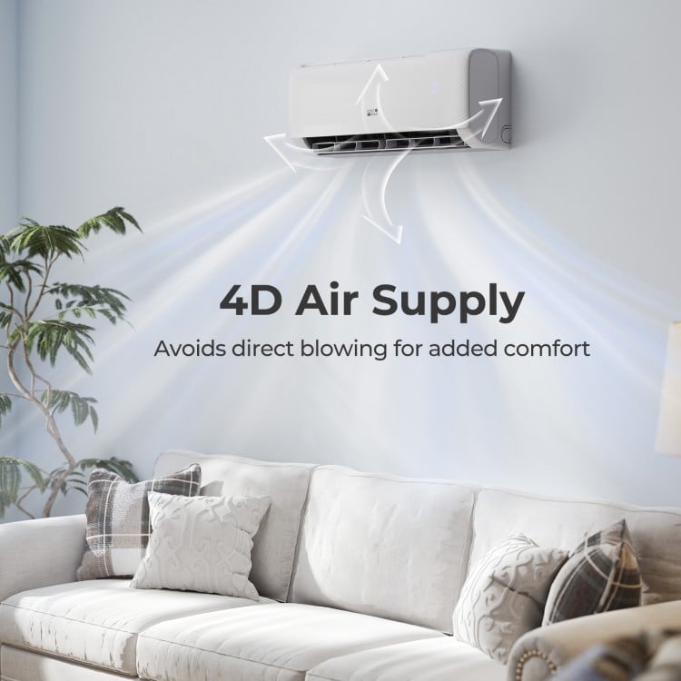Airtural Series 9100 BTU 20.5 SEER2 WiFi Enabled Mini Split AC 115V Compatible with Alexa