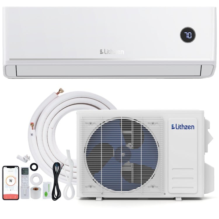 12000 BTU 18.1 SEER2 115V Mini Split Air Conditioner Works with Alexa