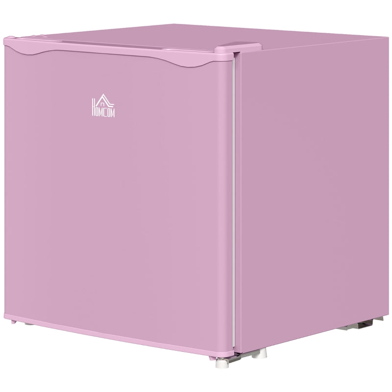 1.1 Cu. Ft. Mini Freezer, Compact Upright Freezer with Reversible Door, Removable Shelf, Adjustable Temperature, Pink