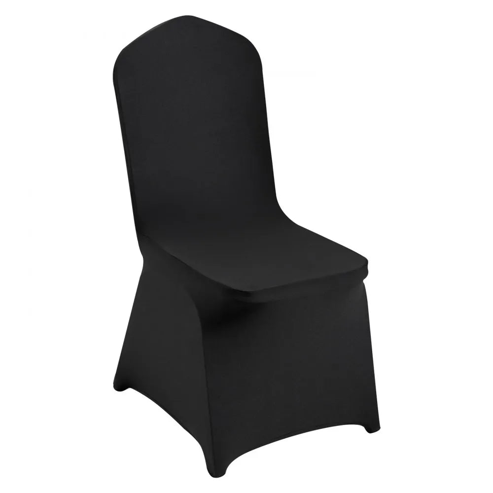 VEVOR 30PCS Black Stretch Spandex Folding Chair Covers for Wedding Party Dining