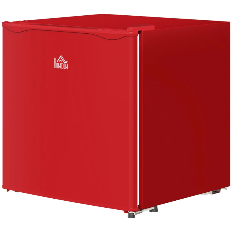1.1 Cu. Ft. Mini Freezer, Compact Upright Freezer with Reversible Door, Removable Shelf, Adjustable Temperature, Red