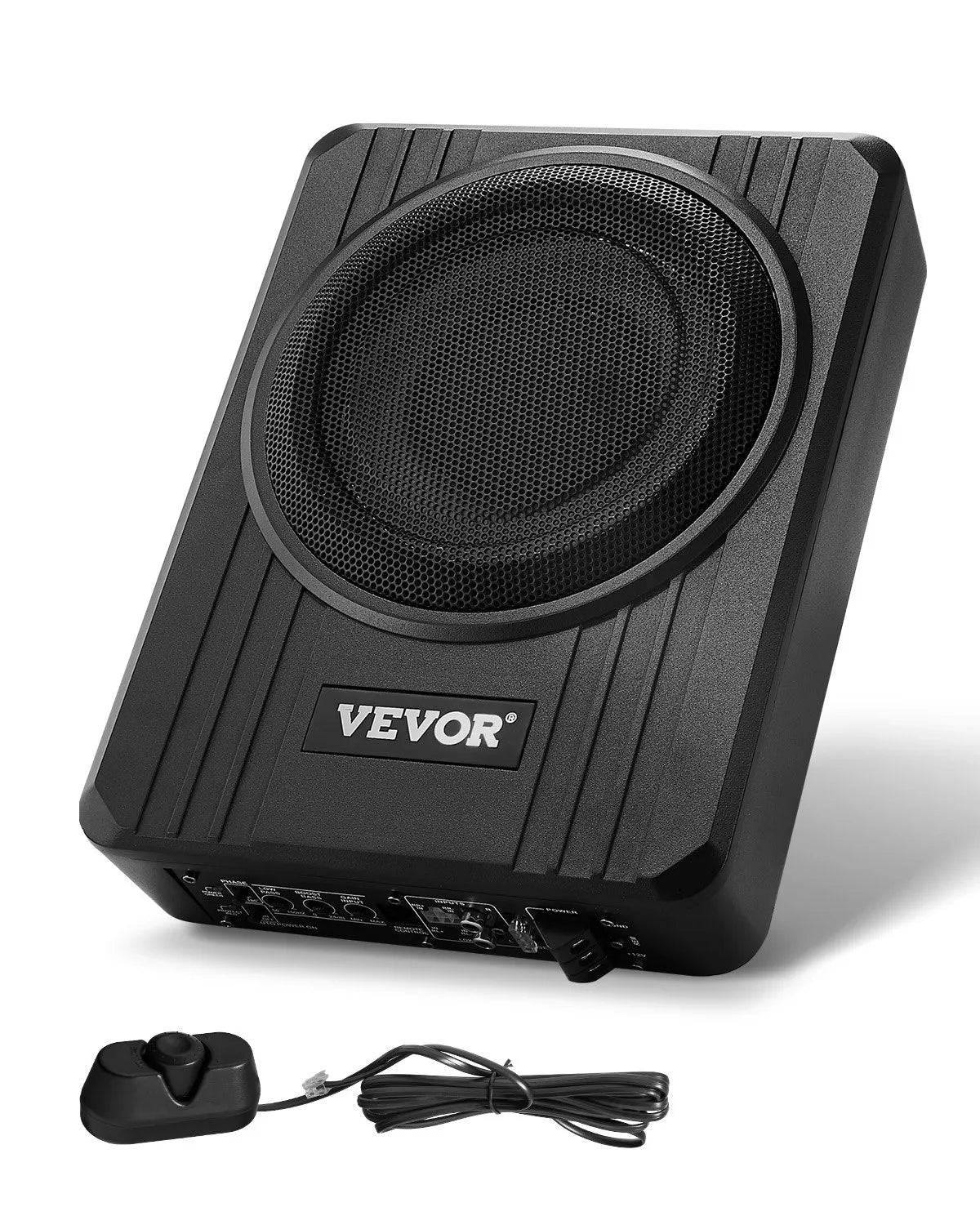 VEVOR 8" 400W Under Seat Car Subwoofer Slim Powered Car/Truck Subwoofer System