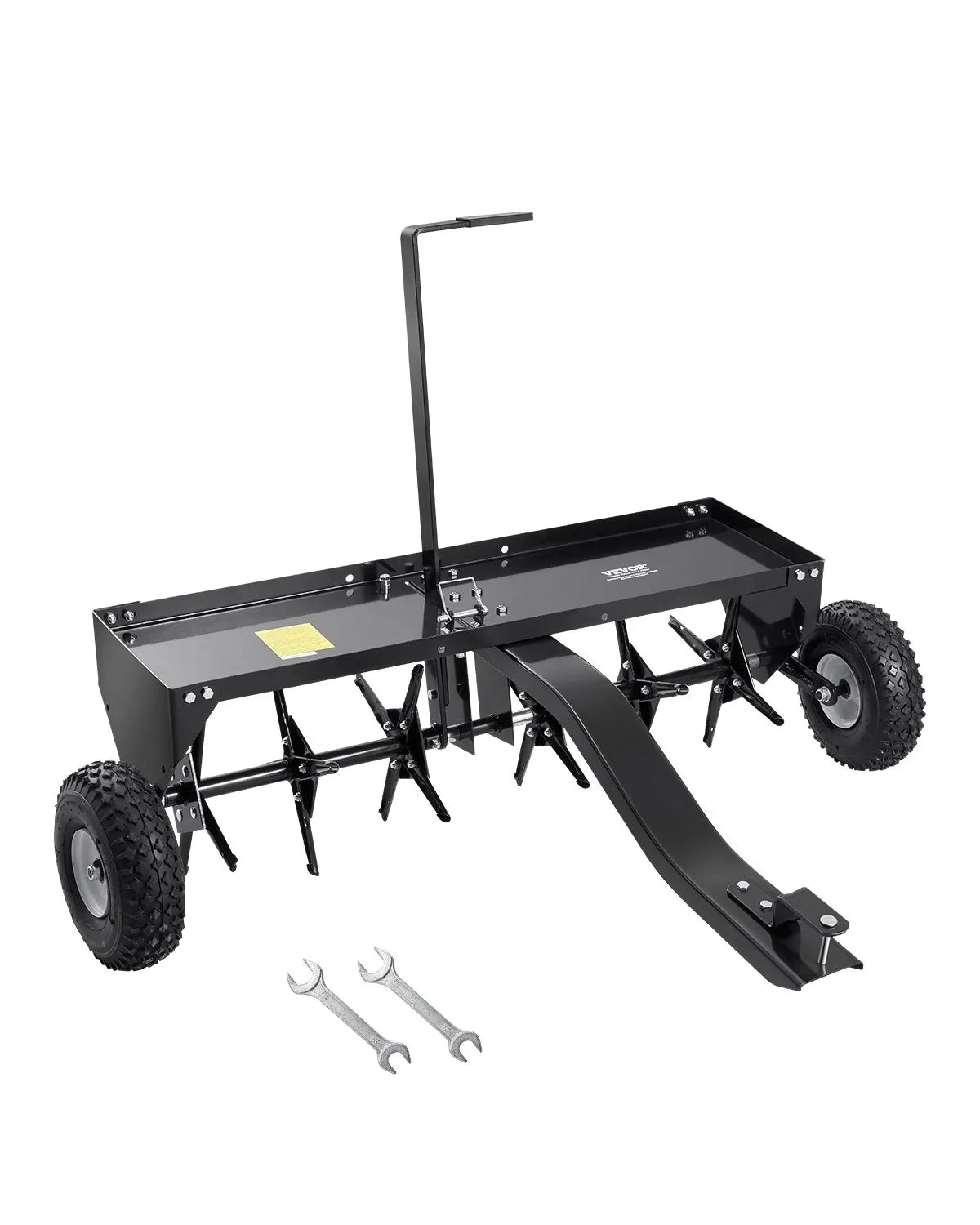 VEVOR 40" Tow Behind Plug Aerator with Universal Hitch Lawn Aerator Tow Behind