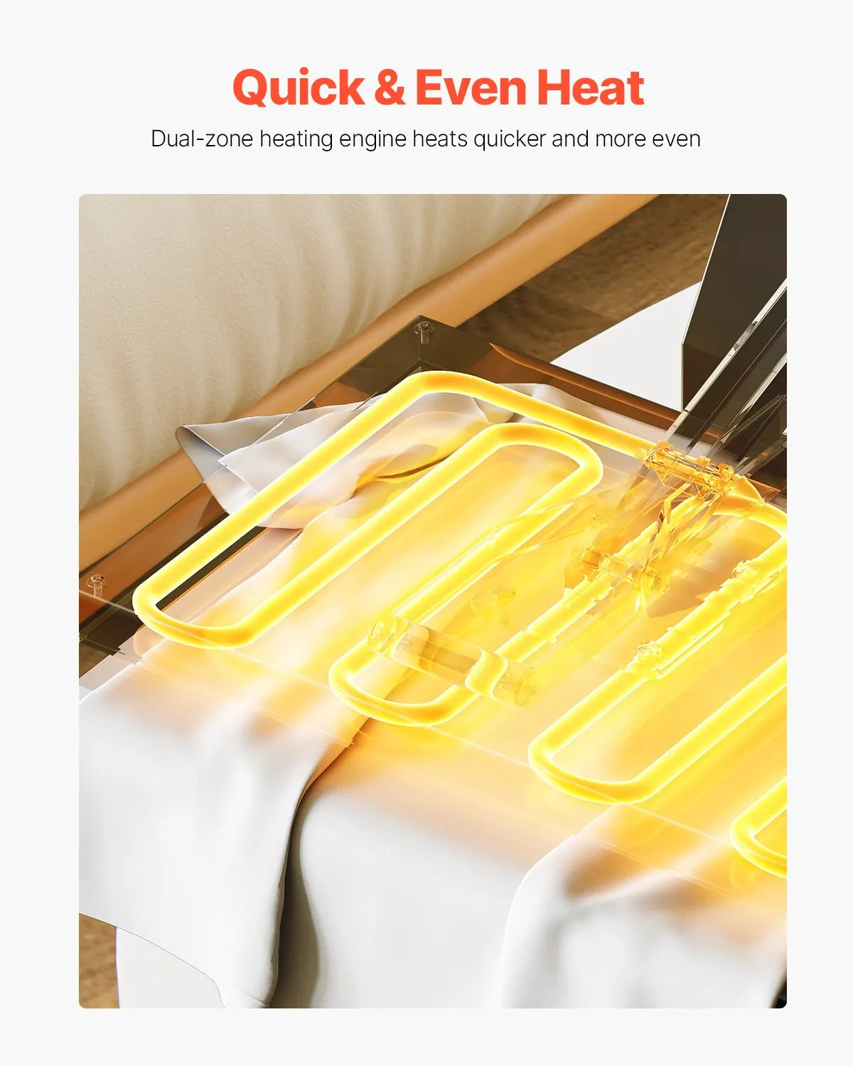 Heat Press Machine 2-In-1 15x15in Sublimation Print Transfer DIY T-shirt Cap