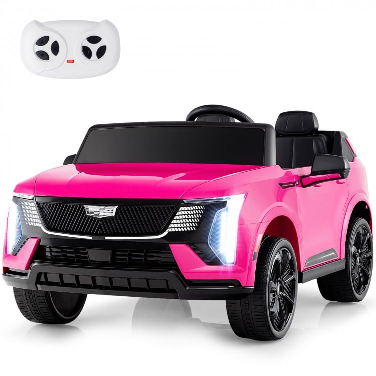 24V Ride on Truck 2-Seater Licensed Cadillac with Remote Control-Pink
