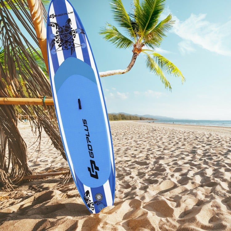 10.6 Feet Inflatable Adjustable Paddle Board with Carry Bag-M