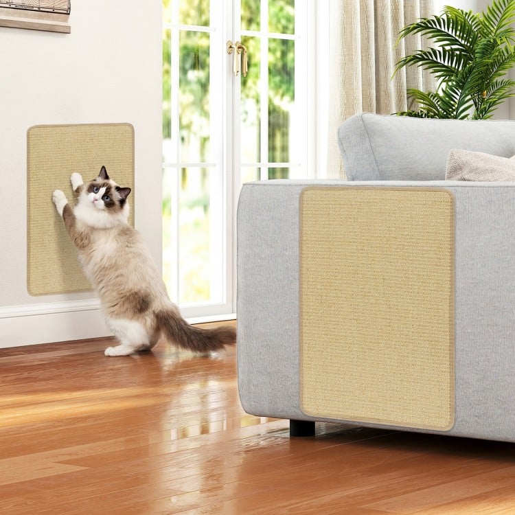 24 x 16 Inch 6-Piece Cat Scratcher Mat Set