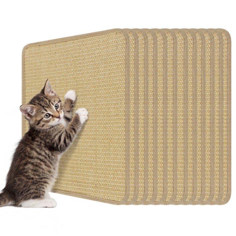 16 x 12 Inch 6-Piece Cat Scratcher Mat Set