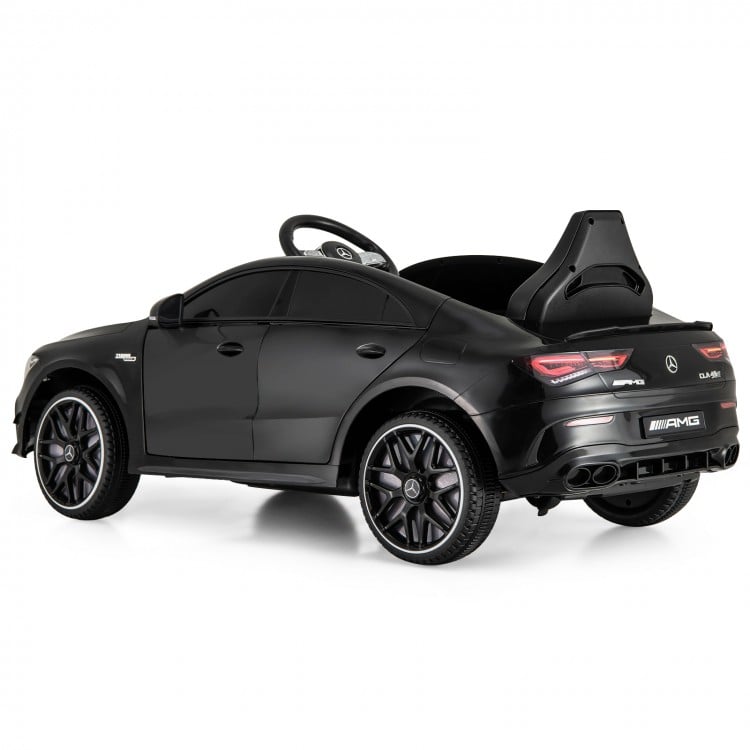 12V Kids Ride on Car Mercedes-Benz AMG CLA 45 with Remote-Black