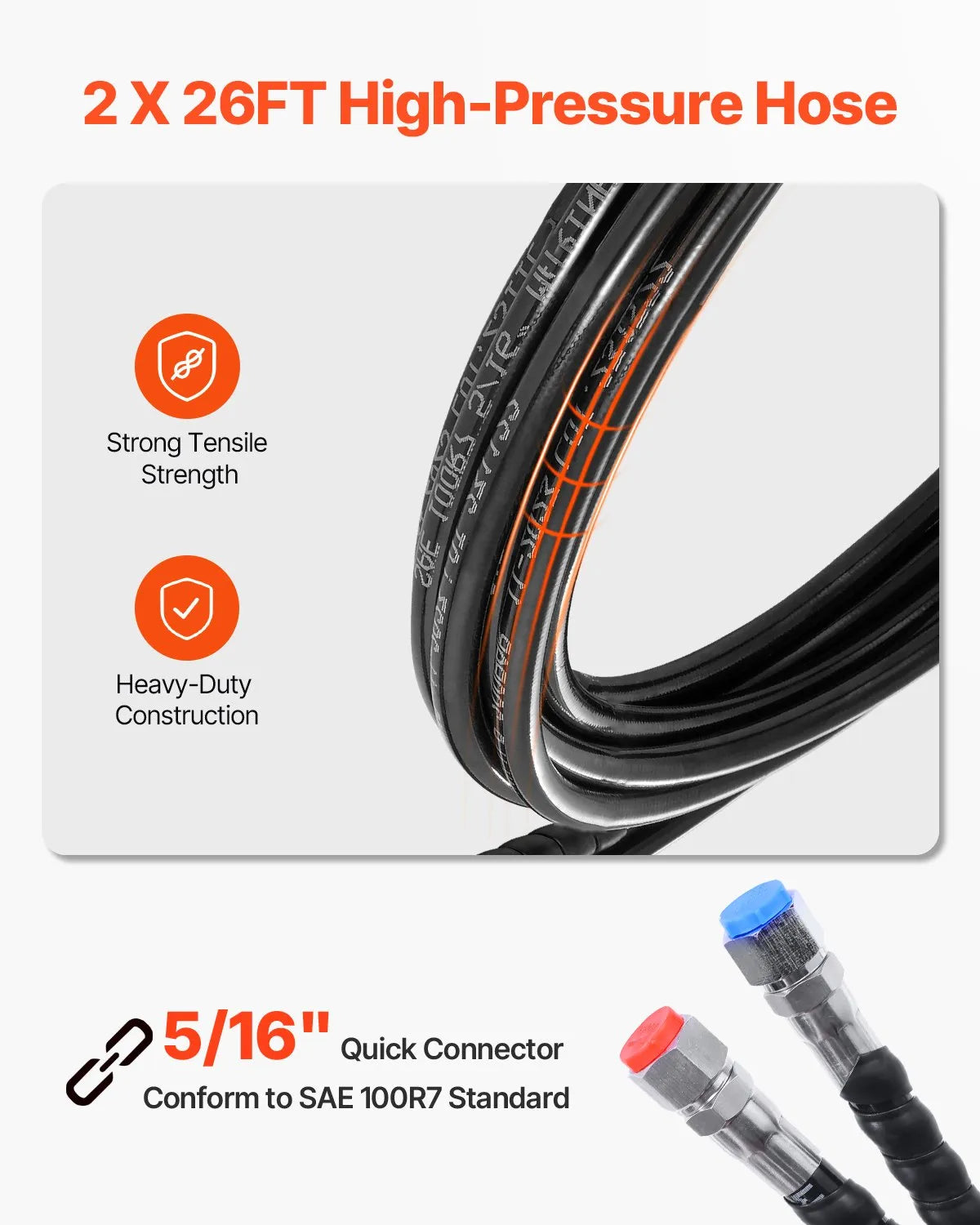 VEVOR 90HP Hydraulic Outboard Steering Kit Marine Boat Hydraulic Steering System