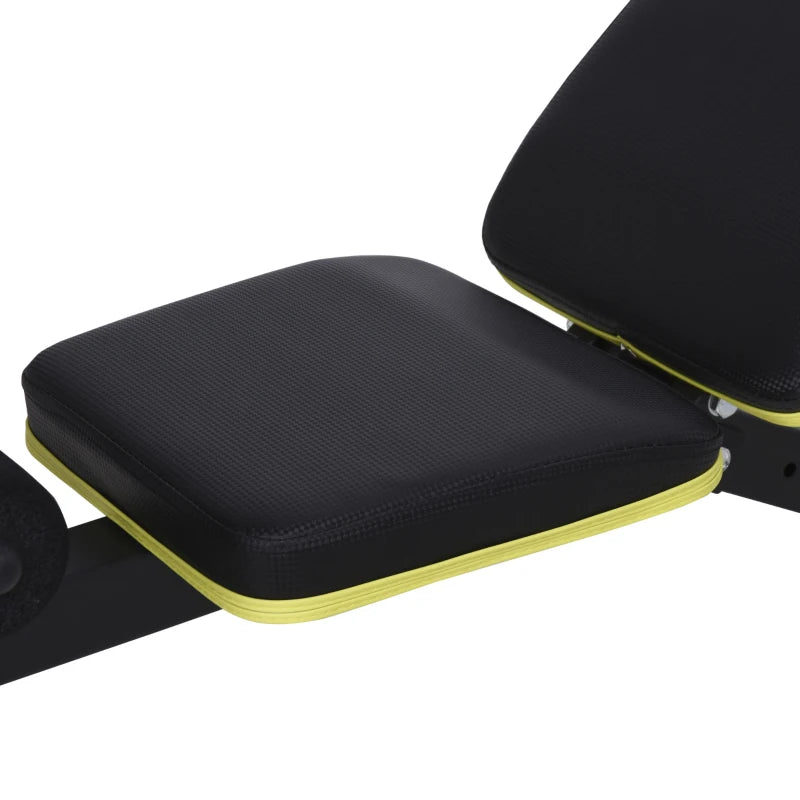 Soozier Adjustable Weight Bench, Sit Up Dumbbell Bench, Multi-Functional Purpose Hyper Extension Workout Bench with Adjustable Seat and Back Angle