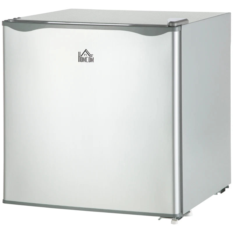 1.1 Cu. Ft. Mini Freezer, Compact Upright Freezer with Reversible Door, Removable Shelf, Adjustable Temperature, Grey