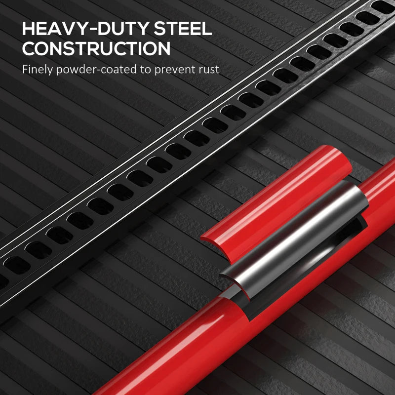 3 Tonne/6600 lb Farm Jack, 48" High Lift Jack for 4x4 Tractors Trucks Agricultural Lifting, Red