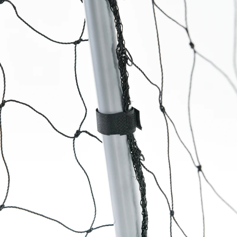 Soozier 10ft x 6.5ft Soccer Goal, Soccer Net for Backyard with Ground Stakes, Quick and Simple Set Up