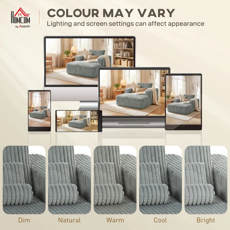 Sofa Bed, Sleeper Chair Bed with Pillow, Single, Grey
